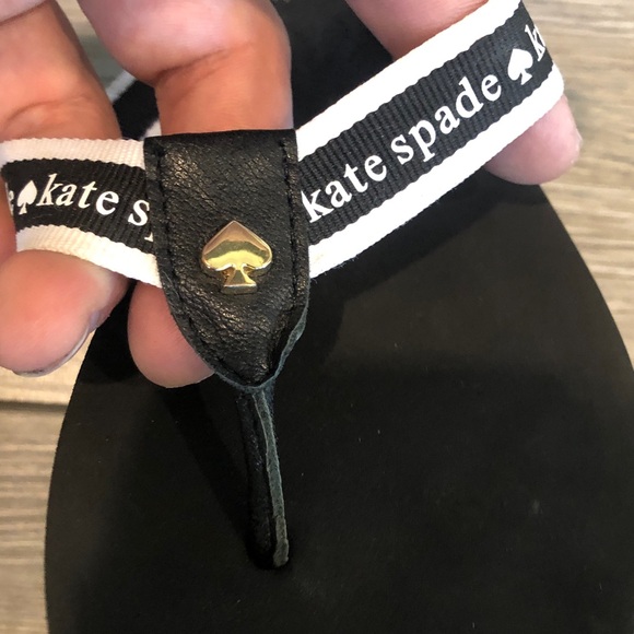 Kate Spade Black and White Sandals - Picture 3 of 12